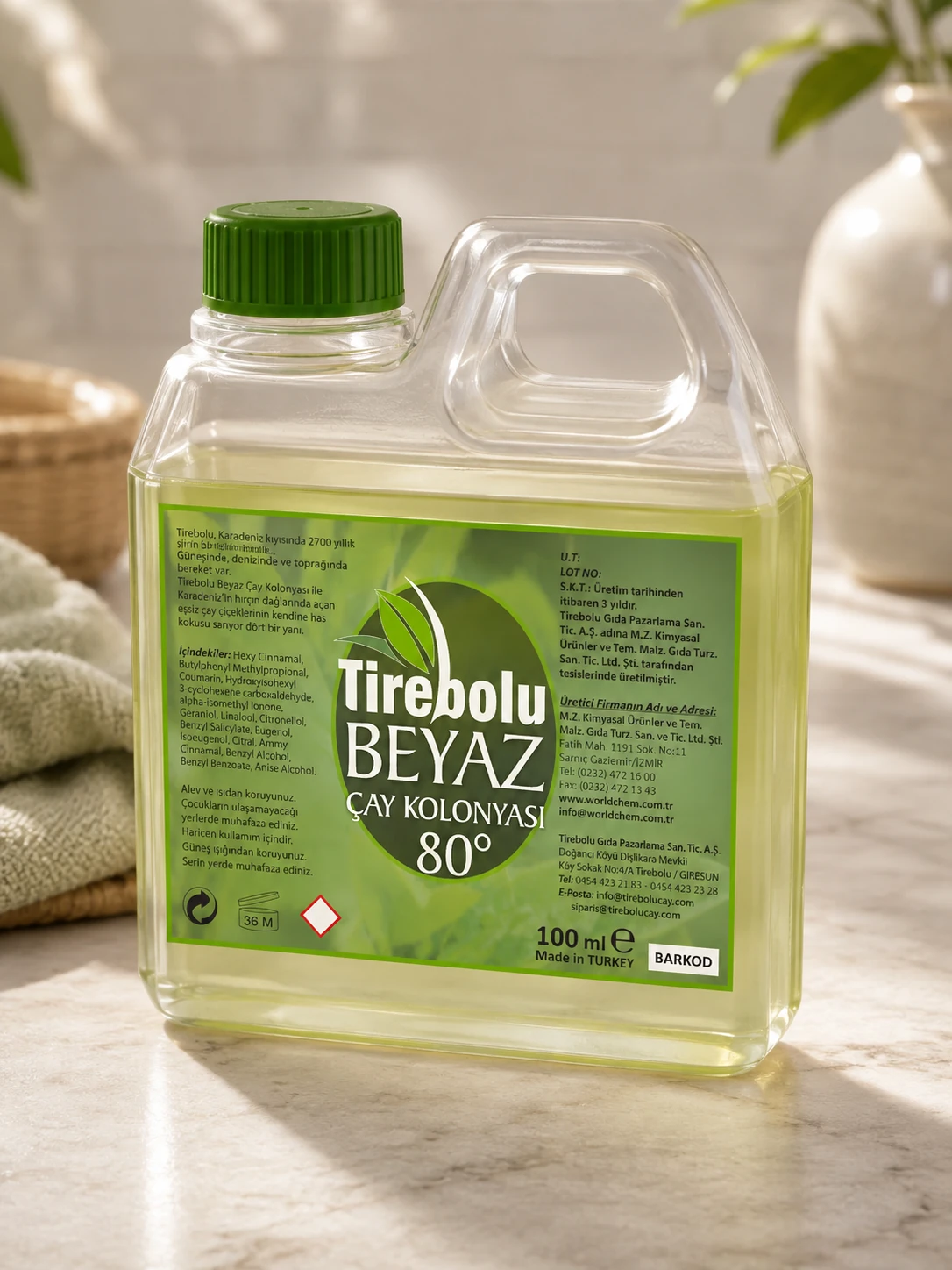 Tirebolu Beyaz Çay Kolonyası 100 ml